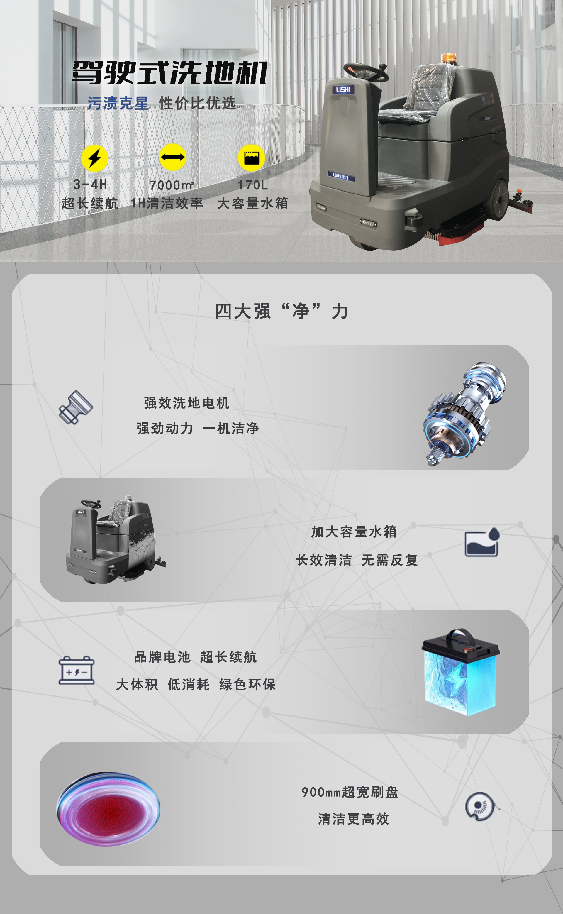 駕駛式洗地機,工業(yè)駕駛洗地機